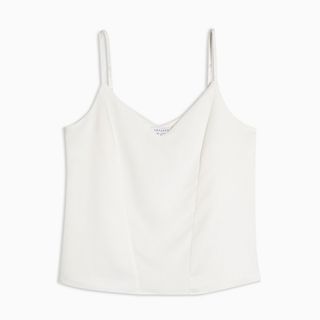 Topshop + Ivory Panel Front Cami