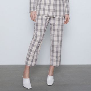 Zara + Rustic Check Trousers