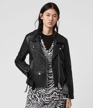 AllSaints + Luna Leather Biker Jacket