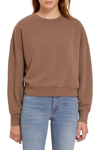 Frank and Oak + Drop Shoulder Sweatshirt