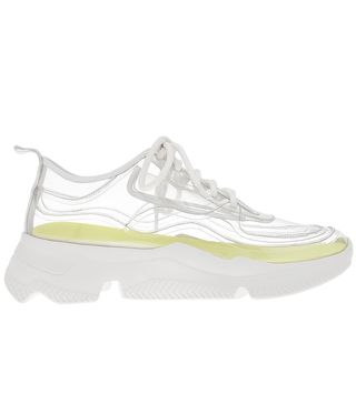 Charles & Keith + Clear Lace-Up Chunky Trainers
