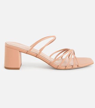 Charles & Keith + Strappy Square Toe Sandles