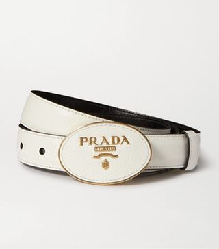 Prada + Textured Leather Belt