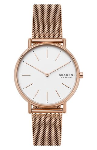 Skagen + Signatur Mesh Strap Watch
