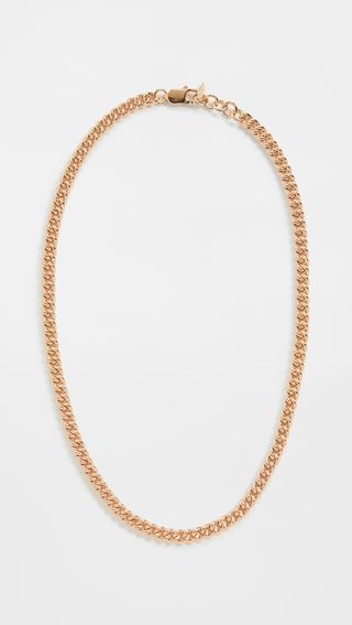 Loren Stewart + Petite Industrial Curb Chain Necklace