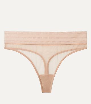 Else + Bare Stretch-Tulle Thong