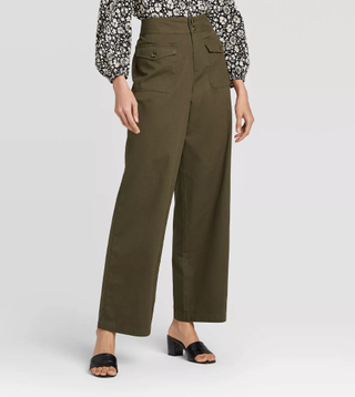 Who What Wear x Target + Mid-Rise Relaxed Trouser