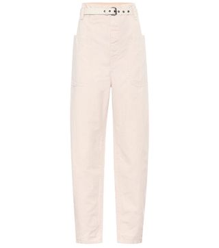 Isabel Marant Etoile + Rinny High-Rise Cotton Blend Pants