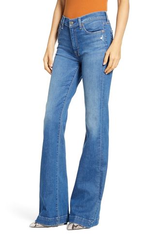 7 for All Mankind + Dojo High Waist Flare Jeans