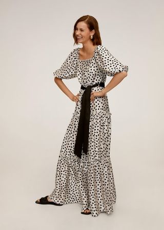 Mango + Belt Long Dress