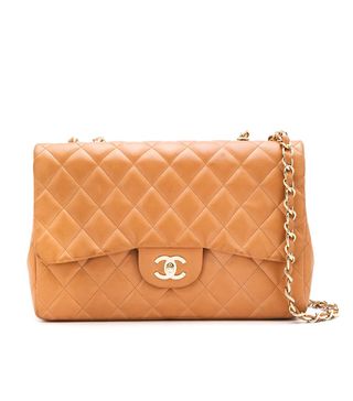 Chanel Pre-Owned + Jumbo Quilted Shoulder Bag