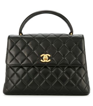 Chanel Pre-Owned + 1996-1997 Top Handle Quilted Bag