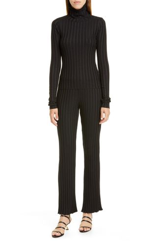 Rib by Simon Miller + Flared Leg Rib Pants