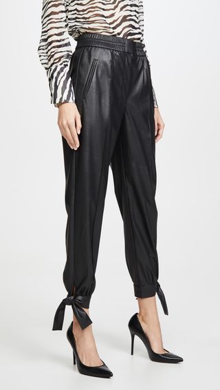 Rebecca Taylor + Vegan Leather Pants