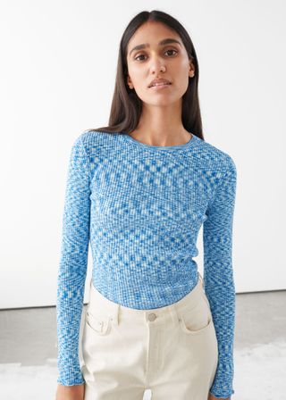 & Other Stories + Organic Cotton Lyocell Blend Sweater