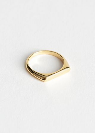 & Other Stories + Flat Top Ring