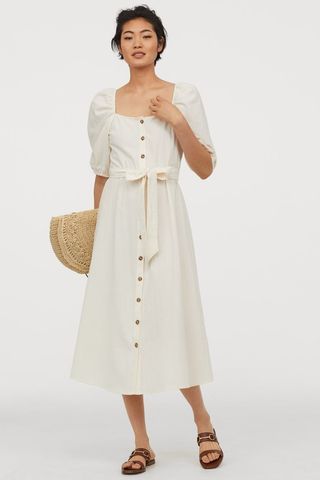 H&M + Crêped Cotton Dress