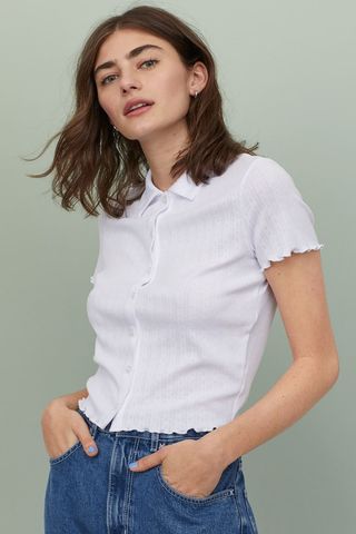 H&M + Collared Top