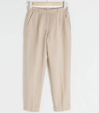 & Other Stories + Tapered Cotton Trousers