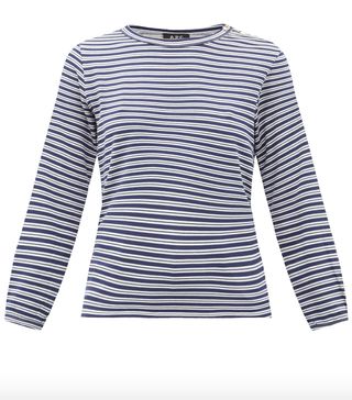 A.P.C. + Sybille Striped Jersey Long-Sleeve T-Shirt