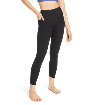 Zella + High Waist Studio Lite Pocket 7/8 Leggings