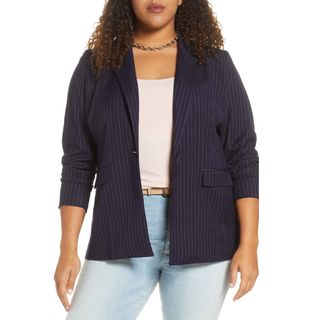 Halogen + Pinstripe Blazer