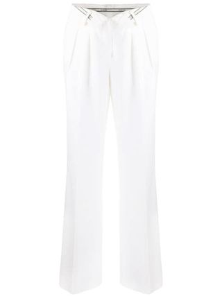 Alexander Wang + Open-Front Tailored Trousers