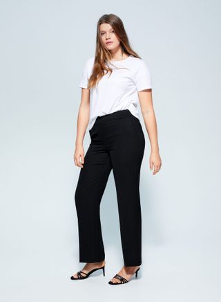 Violeta + Straight Suit Pants