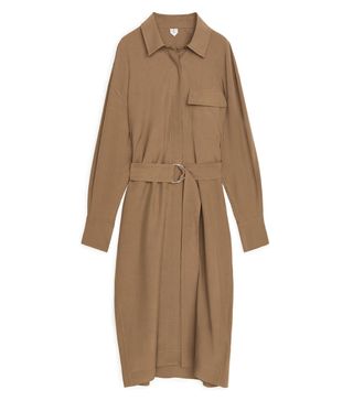 Arket + Lyocell Shirt Dress