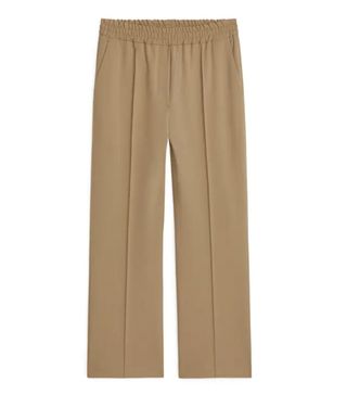 Arket + Elastic Waist Wool Trousers