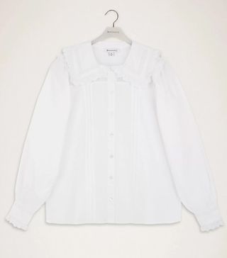Warehouse + Cotton Frill Collar Shirt