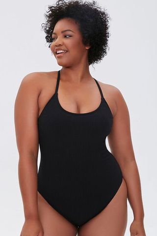 Forever 21 + Crisscross One-Piece Swimsuit