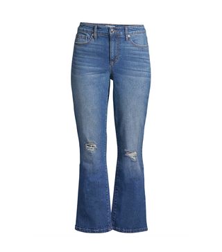 Sofia Jeans by Sofia Vergara + High Waist Crop Kick Flare Jeans