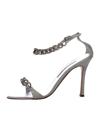 Manolo Blahnik + Legata Chain-Link Sandals