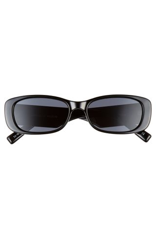 Le Specs + Unreal 50mm Rectangle Sunglasses