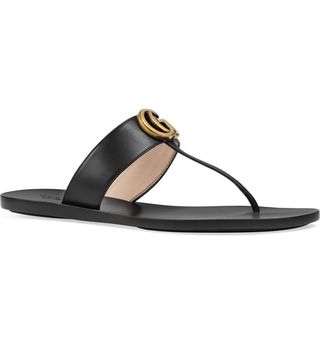 Gucci + T-Strap Sandals