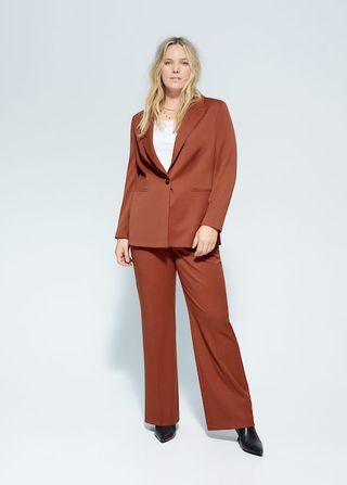 Violeta + Slim Fit Suit Blazer