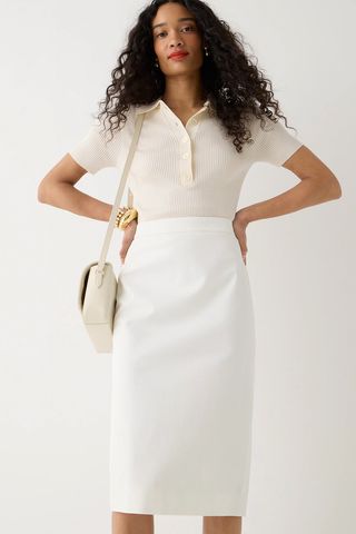 Shop Plain Nylon Blend Skirt Slip Online