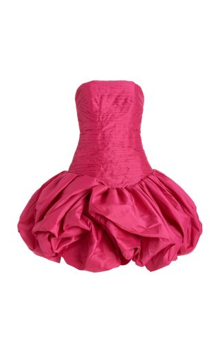 Aje + Piacere Bubble-Hem Mini Dress