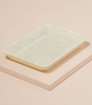 Anthropologie + Marble-Effect Mini Desk Tray