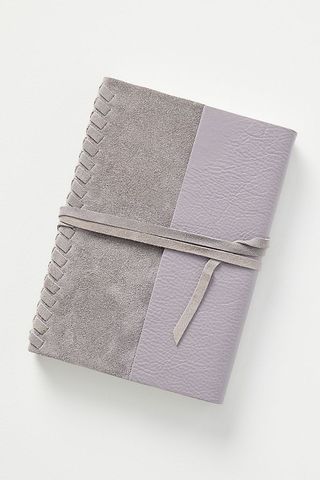 Anthropologie + Braided Suede Journal