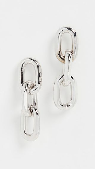 Theia Jewelry + Melia Large Rounded Paper Clip Trip Earrings