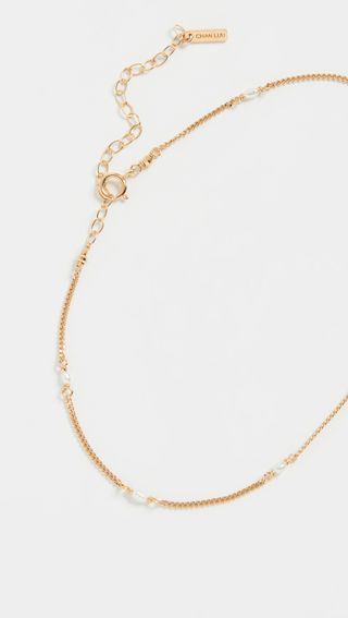 Chan Luu + White Pearl Anklet