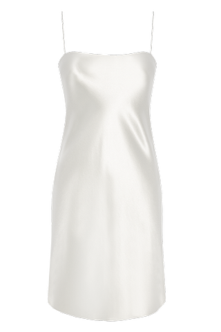 Refine + The Rachel Silk Mini Slip Dress