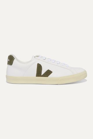 Veja + Esplar Leather and Suede Sneakers