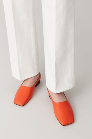 COS + Square Toe Leather Mules