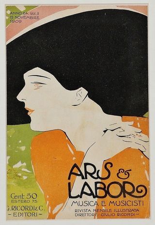 Etsy + Vintage Poster by Marcello Dudovish circa 1909