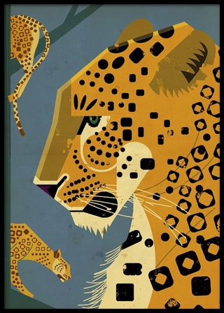 Desenio + Vintage Leopard Unframed Print