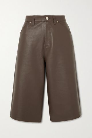 Goldsign + Leather Shorts