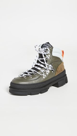 Ganni + Sporty Hiking Boots
